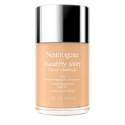 Neutrogena Healthy Skin Liquid Foundation Makeup, Sand 250N, SPF 20 Sunscreen, 1 fl. oz