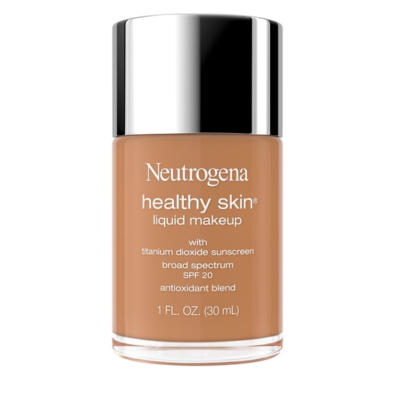 Neutrogena Healthy Skin Liquid Makeup Broad Spectrum SPF 20, 420W Warm Bronze, 1 fl. oz