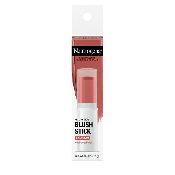 Neutrogena Healthy Glow Blush Stick Makeup, Soft Mauve, 0.3 oz