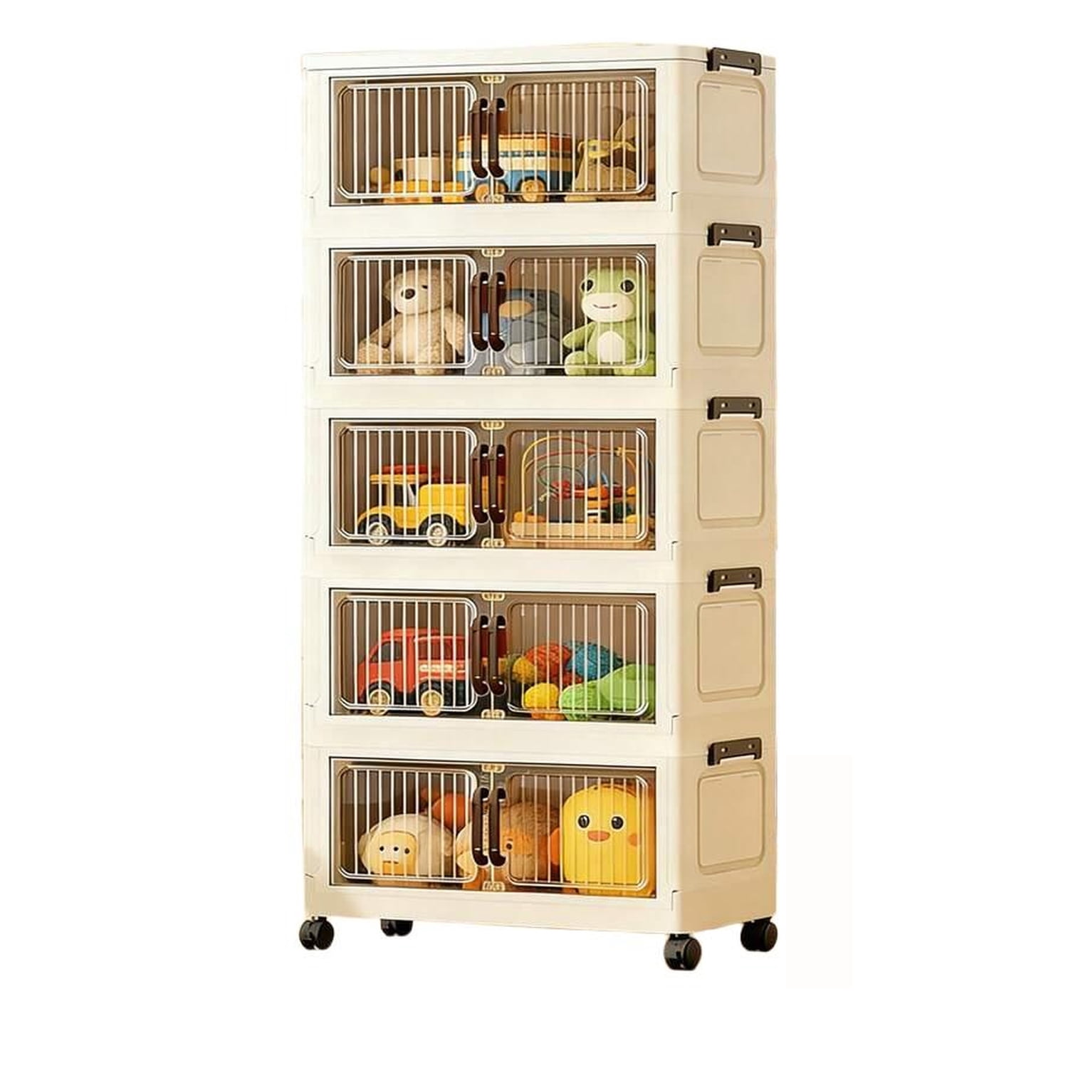 Stackable Storage B NTGFU 5-layer Space Saving Storage Cabinet, Stackable Storage Boxes ...
