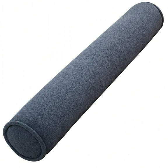 NTGFU Fluffy Teddy Fleece Full Body Pillow Soft Long Bed Pillow with Removable Washable Cover for Side Sleeper,Navy Blue-47 x 7.8 in