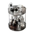 Store Rack Transparent Png NTGFU Grey two layers Light Luxury Cosmetics Rotating Storage Rack ...