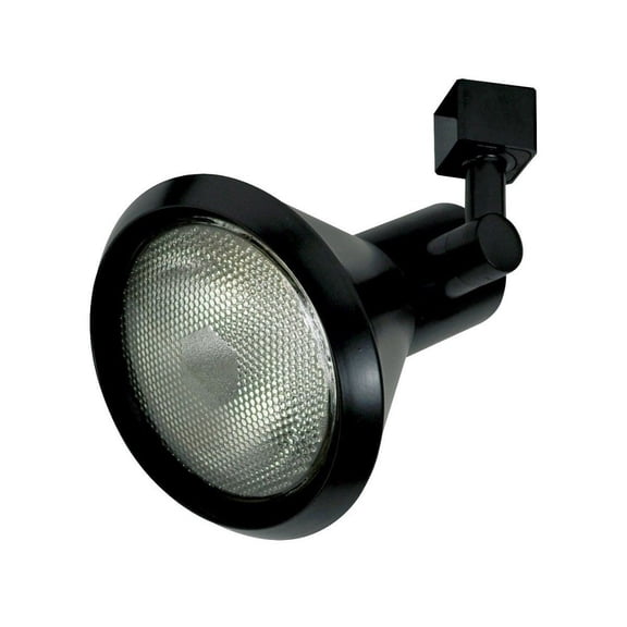 NTH-126B-Nora Lighting-One Light Cone H-Style Track Head  Black Finish