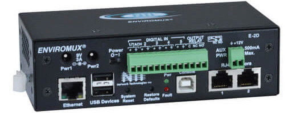 NTI E-2D-24V Small Enterprise Environment Monitoring System w/2-Yr Warranty