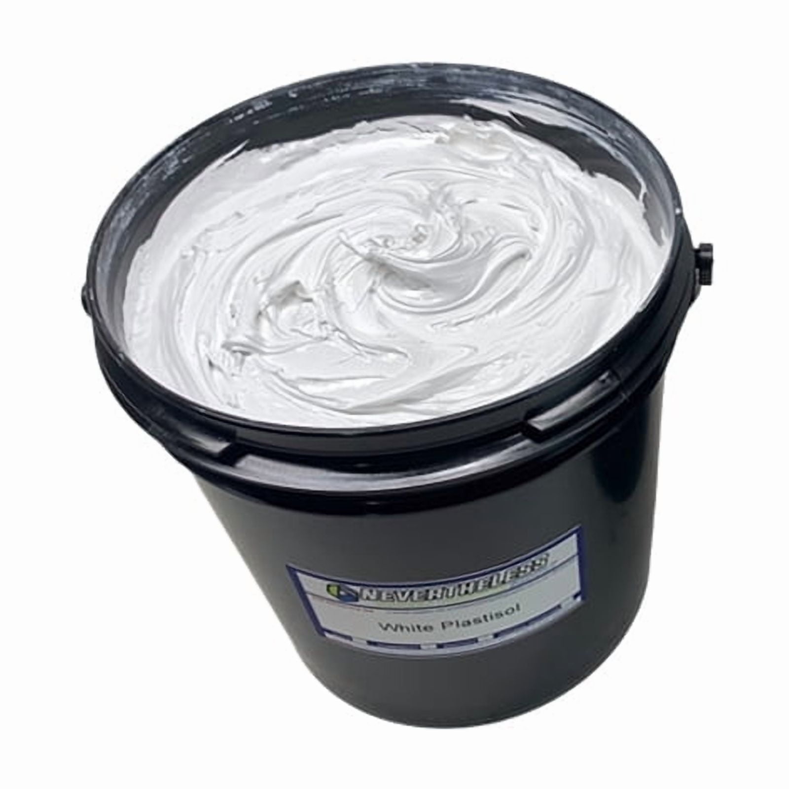 NTL Screen Printing Ink - 1 Gallon White Plastisol Ink for Screen Printing - Made in the USA - White Fabric Paint - Tshirt Silk Screen Ink