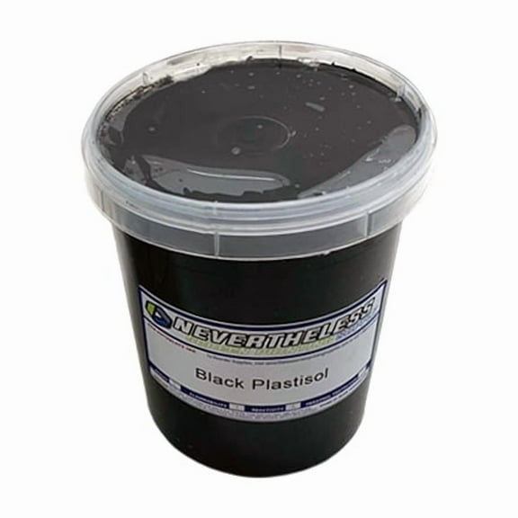 NTL Screen Printing Ink - 1 Quart Black Plastisol Ink for Screen Printing - Made in the USA - Black Fabric Paint - Tshirt Silk Screen Ink