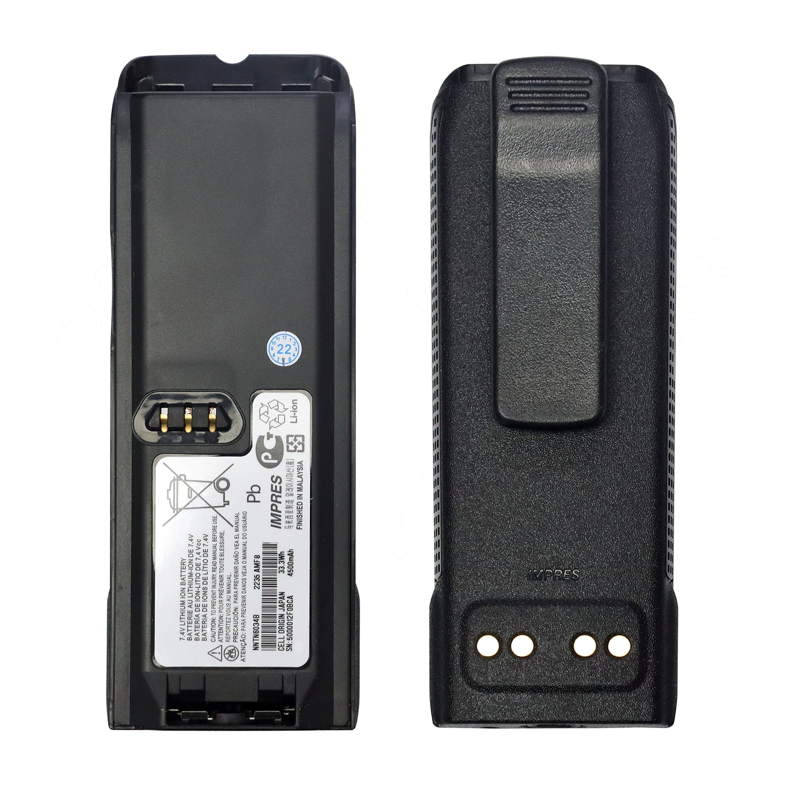 NTN8923 NTN8294 NTN8299 Replacement Battery for Motorola XTS5000 H18SDH9PW7AN UHF Digital Two Way Radio 7.4v With IMPRES