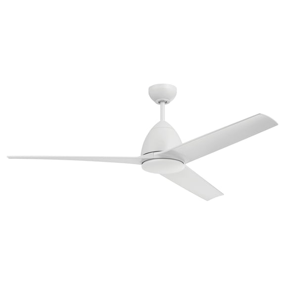 NTO54W3 Craftmade Lighting Nitro - 3 Blade Ceiling Fan with Light Kit-14.98 Inches Tall and 54 Inches Wide-White Finish