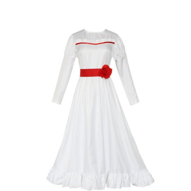 NTRiLkUR Halloween Costume Cosplay Scary White Dress Women girl Horror