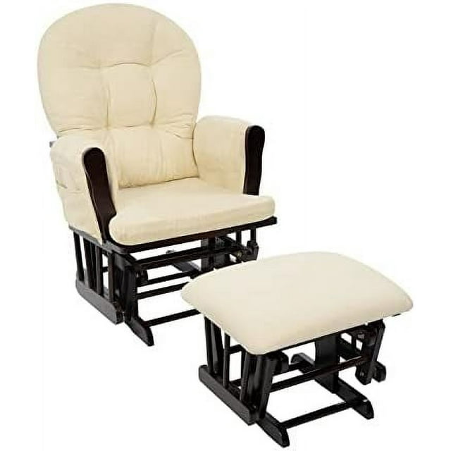 NTTBOBOEC Brisbane Nursery Glider & Ottoman Sets Glider Recliner Nursery Rocking Chair Nursery