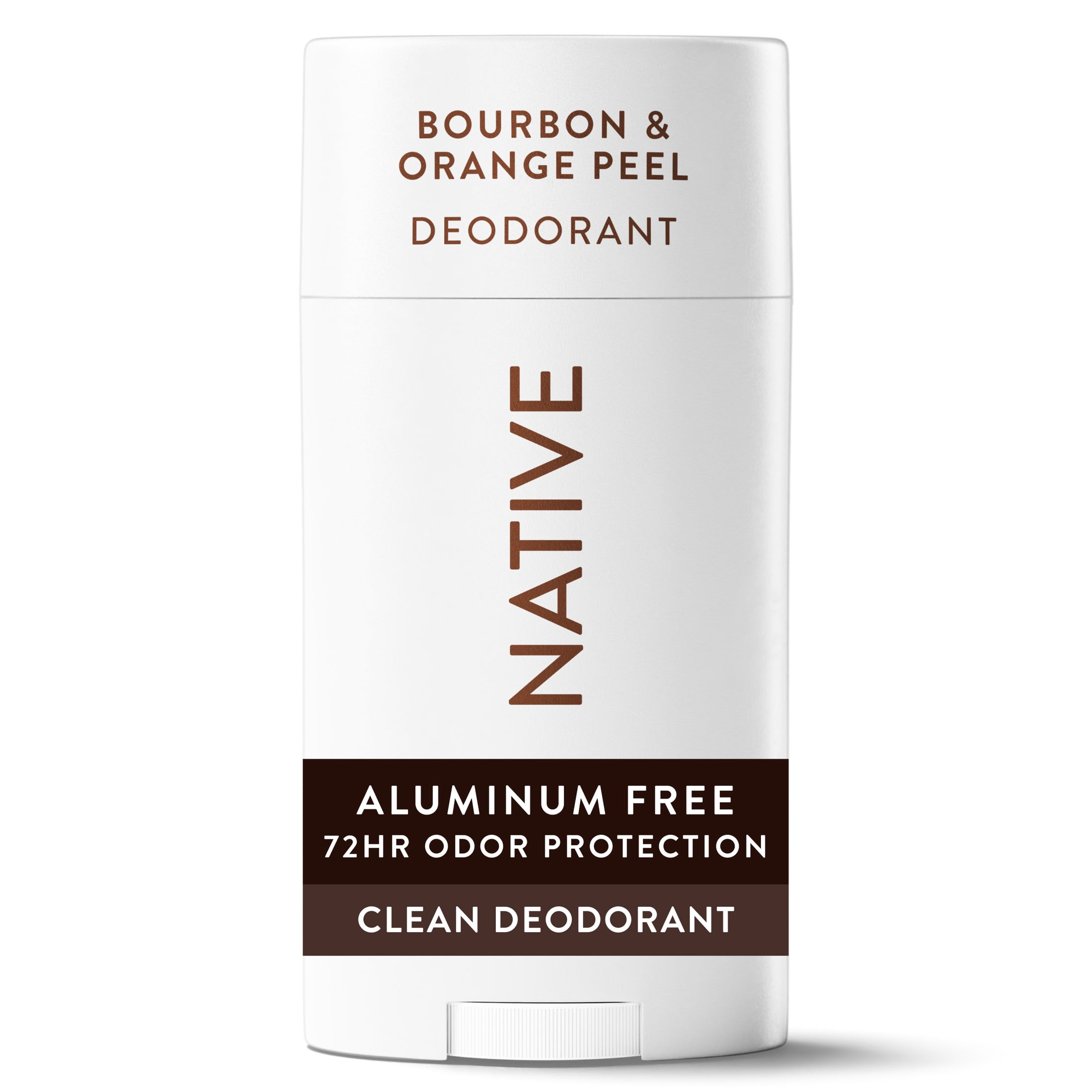Native Deodorant For Men, Aluminum Free, Solid Deodorant Stick, Bourbon & Orange Peel, 2.65 oz
