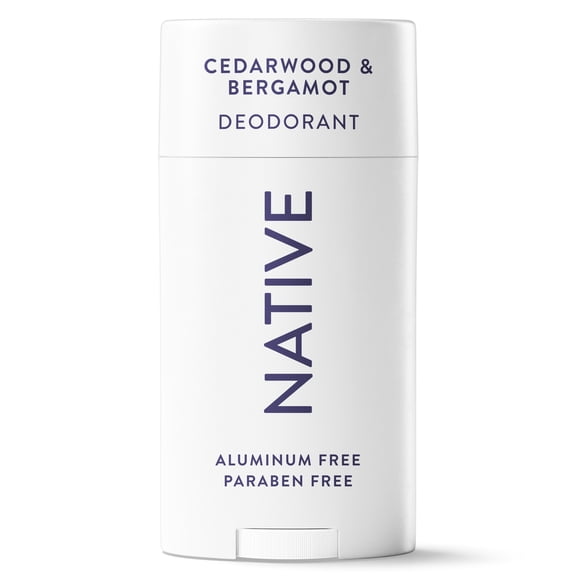 Native Aluminum Free Deodorant For Men, Travel Sized Deodorant Stick, Sea Salt & Cedar, 0.5 oz