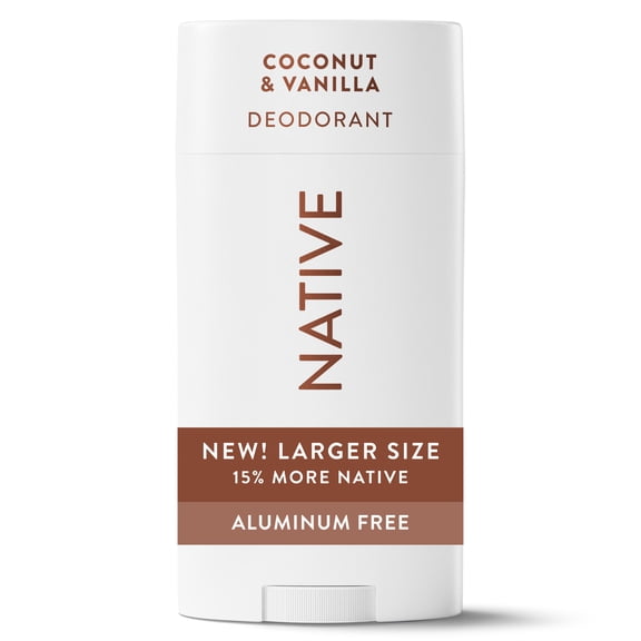 Native Aluminum Free Deodorant For Men, 72 Hour Solid Deodorant Stick, Coconut & Vanilla, 3.1 oz
