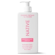 Native Moisturizing Body Lotion, Cherry Petals & Lychee, for Women & Men, 16.5 fl oz