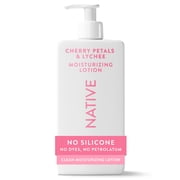 Native Moisturizing Body Lotion, Cherry Petals & Lychee, for Women & Men, 16.5 fl oz