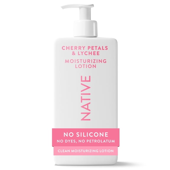 Native Moisturizing Body Lotion, Cherry Petals & Lychee, for Women & Men, 16.5 fl oz