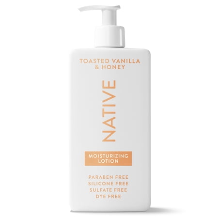 Native Moisturizing Body Lotion, Toasted Vanilla & Honey, Daily Dermatologist Tested for Sensitive Skin, for Women & Men, 16.5 fl oz