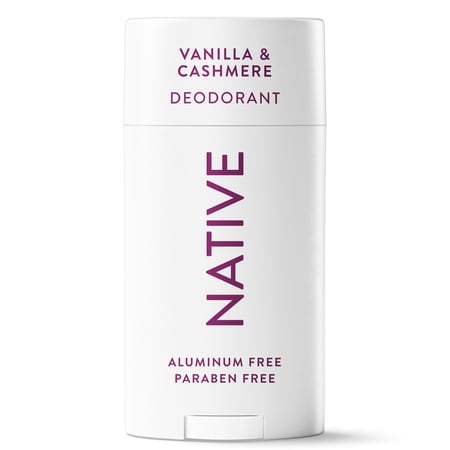 Native Aluminum Free Deodorant For Women, 72 Hour Solid Deodorant Stick, Vanilla & Cashmere, 2.65oz