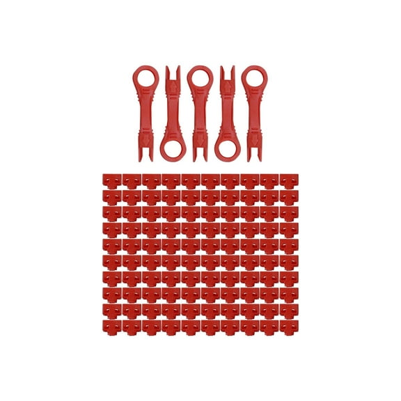 NTW net-Lock RJ45 PortBlocker - Security key insert - red (pack of 100)