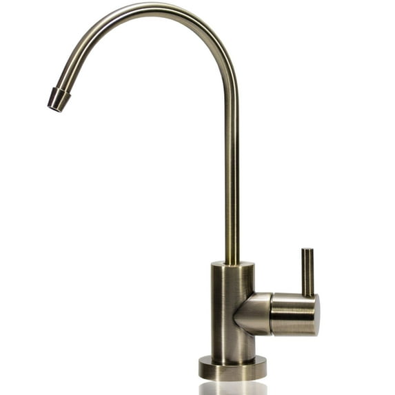 NU Aqua Antique Brass Designer Reverse Osmosis Faucet