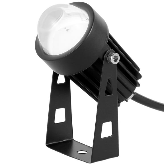 NUAHRHY 2pcs 5W LED Spotlights IP65 Waterproof Narrow Beam Floodlight 180 Degree Adjustable Outdoor Wall Lamp Long Distance Irradiation High Brightness Wall Washing Lights for Building Landscape