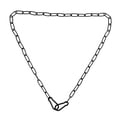 thumbnail image 1 of NUAHRHY 2pcs Gate Chain Lock Stainless Steel 20/39inch Chain Link Gate Latch with Spring Buckle Weatherproof Outdoor Fence for Fence Pet Cage Door, 1 of 11