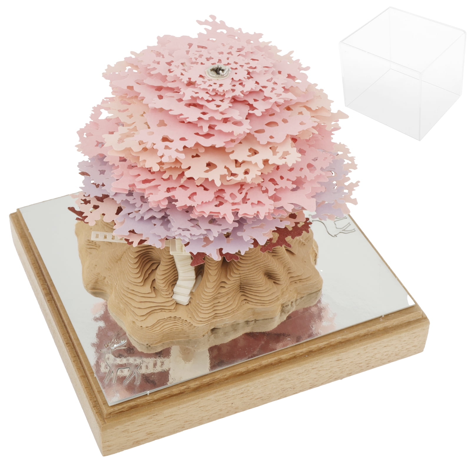 NUAHRHY 3D Memo Pad Tree House 3D Notepad Decorative 3D Sticky Notes ...
