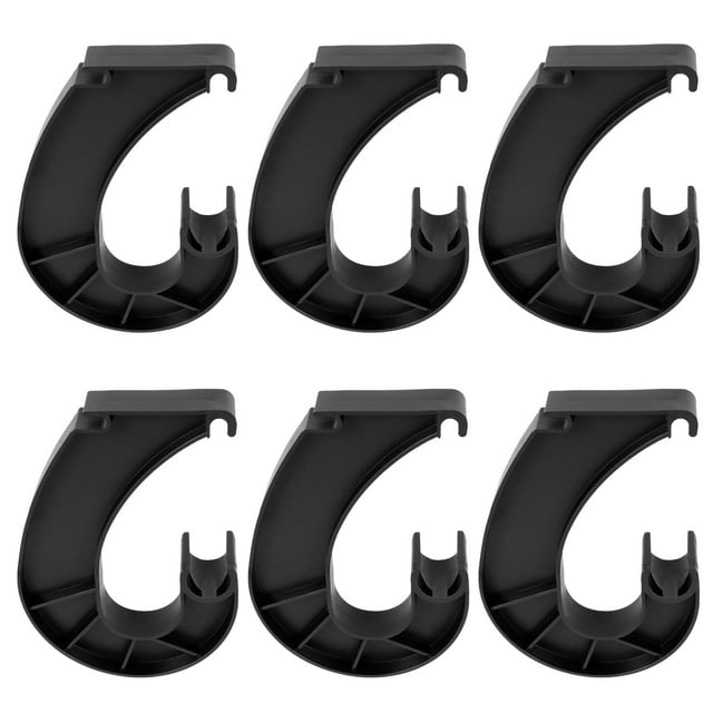 NUAHRHY 6Pcs Hanging Closet Rod Support SShaped Closet Rod Support