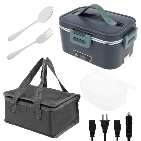 NUAHRHY Electric Lunching Box Updated Heated Lunching Boxes Smart Food Warmer Large Capacity Heated Box Temperature Control Electric Box Food Heater for Traveling