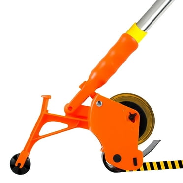 NUAHRHY Floor Tape Applicator Manual Pushing Tape Marking Tool Plastic Hand Push Tape Roller Reusable Tape Bonding Marking Machine for Driveway Aisle Marking Decoration 41.73*9.84in