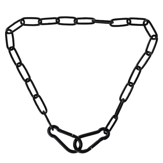 NUAHRHY Gate Chain Lock Spool for Doors Stainless Steel 20inches Security Door Spring Chain Link Clips Gate Lock Latch Outdoor Fences Look Hardware