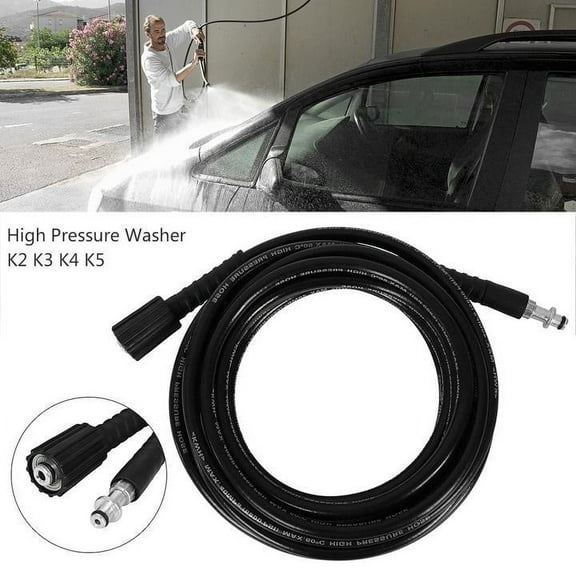 NUAHRHY High Pressure Car Washer Hose 6/10M Steel Wire Braid Car Washer Pipe Quick Connect and Release Water Hose Tube Compatible with K2 K3 K4 K5 393.7in