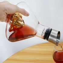 NUAHRHY Iceberg Wine Decanter Elegant Practical Wine Aerator Easy to Use Red Wine Carafe Firm Wine Carafe Red Wine Decanter Multipurpose Glass Wine Carafe for Home Relaxation