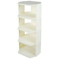 NUAHRHY Narrow Shoe Rack 5 Layers Shoe Tower Rack Space Saving