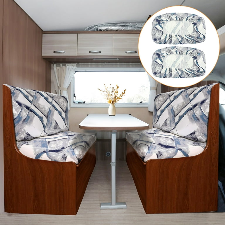 NUAHRHY RV Dinette Cushion Covers Stretchable RV Dinette Seat