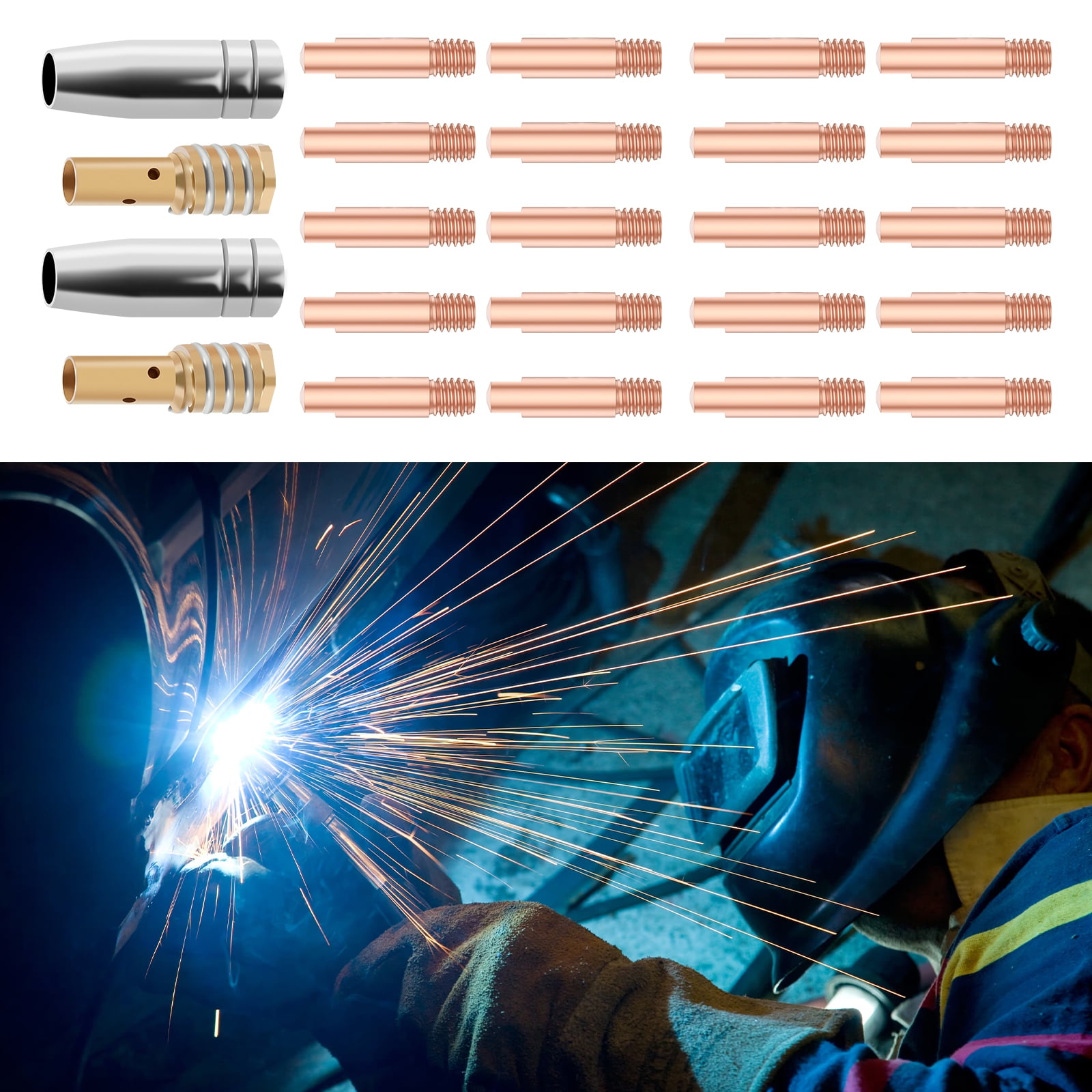 NUAHRHY Welding Torch Accessory Kit With Good Thermal Electrical
