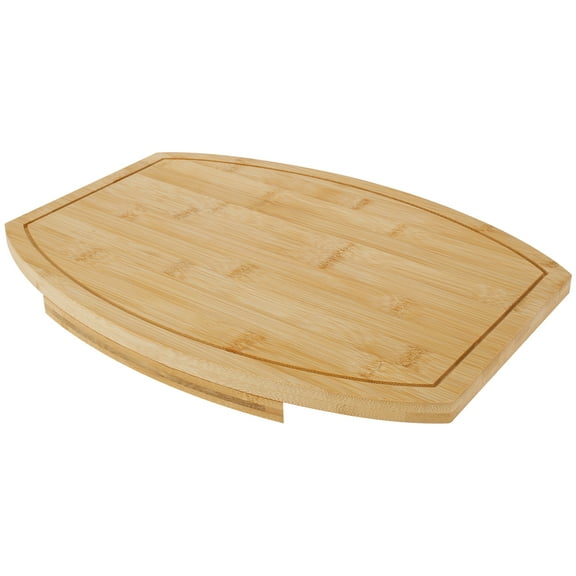 NUAHRHY Wood Corner Chopping Board With Juice Groove Polished Irregular Shape Corner Kitchen Board Space Saving Non Slip Corner Counter Cutting Board for Kitchen Countertop