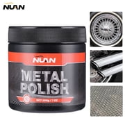 NUAN Metal Polish 7oz Metal Restorer and Protectant for Chrome Aluminum Stainless Steel, Car, Wheel
