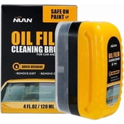 NUAN Car Window Cleaner, Windshield Oil Film Remover Brush & Glass Cleaner, 4 fl oz