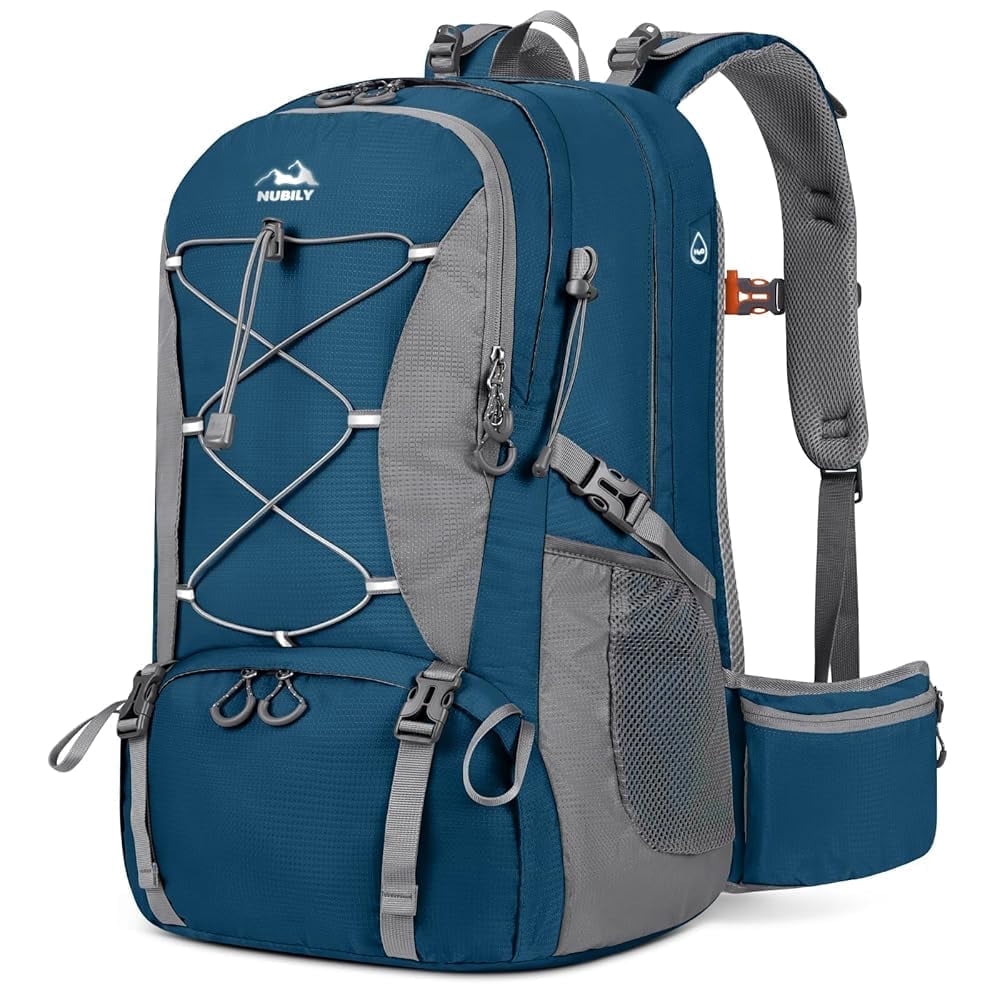 NUBILY 50L Hiking Backpack Waterproof Camping Backpack for Men Women  Lightweight HIking Daypack Outdoor Travel Daypack