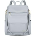 thumbnail image 1 of NUBILY Backpack Purse for Women Leather Anti-Theft Mini Backpack Fashion Designer Handbag Convertible Travel Bag Ladies Shoulder Bags,Gray, 1 of 9