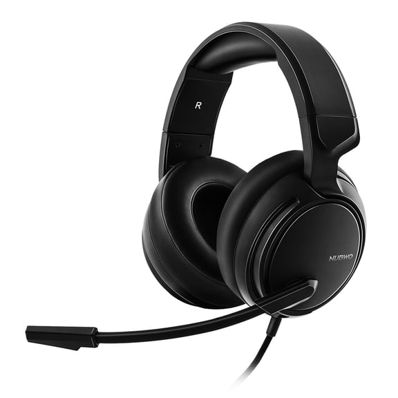 NUBWO N12 Gaming Headphones for PC Laptop Xbox PS4 Over-Ear Headset with Noise Cancelling Mic 5.9 ft / 1.8 m Cable Volume Control Black