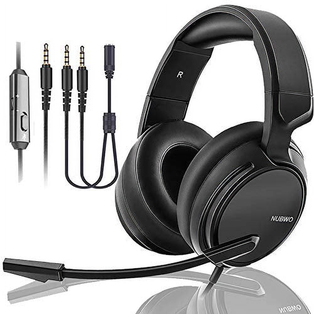 NUBWO N12 Gaming Headset Xbox one Headset PS4 Headset 3.5mm Surround Stereo Gaming Headphones with Mic Soft Memory Earmuf