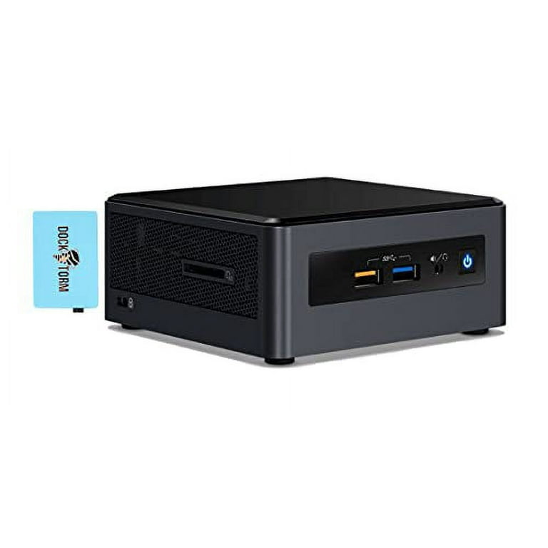 NUC BOX8I3CYSN2 Home & Business Mini Desktop (Intel i3-8121U 2-Core, 4GB  RAM, 512GB m.2 SATA SSD + 2TB HDD (2.5), AMD Radeon 540, WiFi, Bluetooth, 