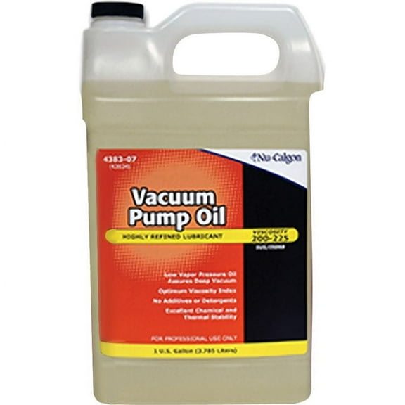 Nu-Calgon 4383-07 Vacuum Pump Oil, 1 gal Bottle
