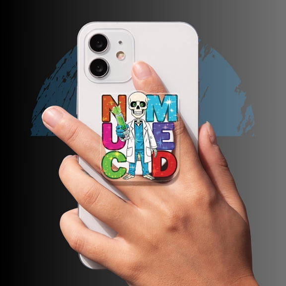 NUCMED Hologram Magnetic Phone Grip (compatible with MagSafe and non-MagSafe phone models)