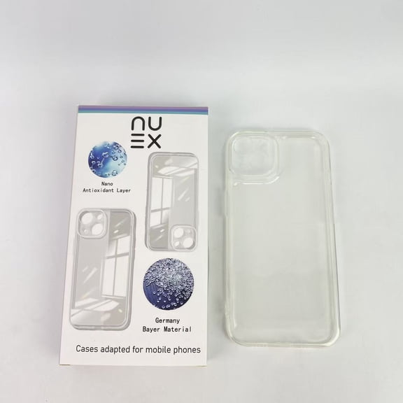 NUEX Cases adapted for mobile phones,Crystal Clear Case for 13, [Not Yellowing] [Camera Protection] [Military Grade Drop Tested], 6.1 inch