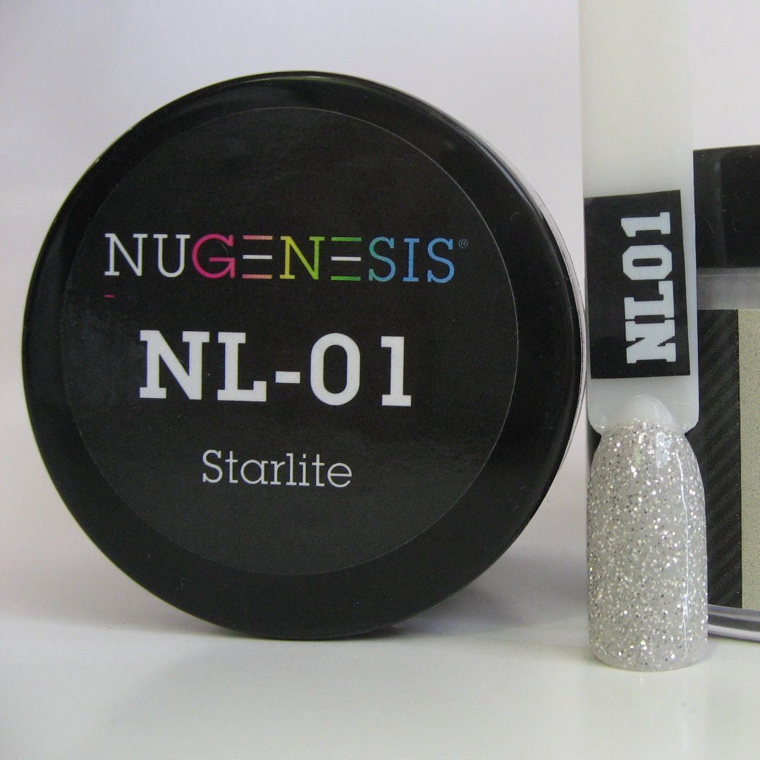 NUGENESIS Nail Color Dip Dipping Powder 1.5oz/jar - NL01 STARLITE
