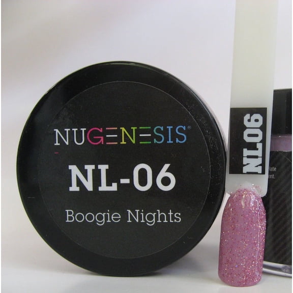 NUGENESIS Nail Color Dip Dipping Powder 1.5oz/jar - NL06 BOOGIE NIGHTS