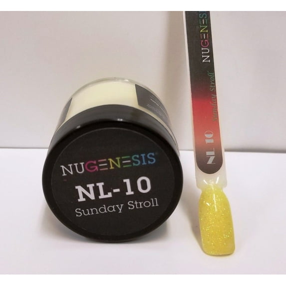 NUGENESIS Nail Color Dip Dipping Powder 1.5oz/jar - NL10 SUNDAY STROLL